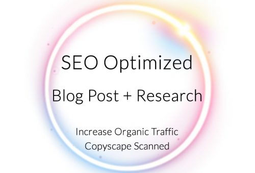 SEO Optimized Blog Post + Research